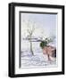 Winter Sheds-Timothy Easton-Framed Giclee Print