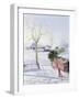 Winter Sheds-Timothy Easton-Framed Giclee Print