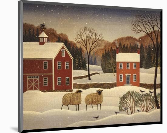 Winter Sheep I-Diane Ulmer Pedersen-Mounted Art Print