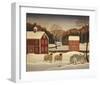 Winter Sheep I-Diane Ulmer Pedersen-Framed Art Print