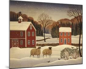 Winter Sheep I-Diane Ulmer Pedersen-Mounted Art Print