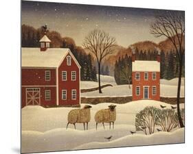 Winter Sheep I-Diane Ulmer Pedersen-Mounted Art Print