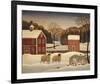 Winter Sheep I-Diane Ulmer Pedersen-Framed Art Print