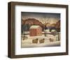 Winter Sheep II-Diane Ulmer Pedersen-Framed Giclee Print