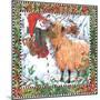 Winter Sheep-Wendy Edelson-Mounted Giclee Print