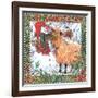 Winter Sheep-Wendy Edelson-Framed Giclee Print