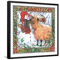 Winter Sheep-Wendy Edelson-Framed Giclee Print