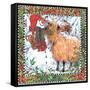 Winter Sheep-Wendy Edelson-Framed Stretched Canvas