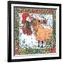 Winter Sheep-Wendy Edelson-Framed Giclee Print