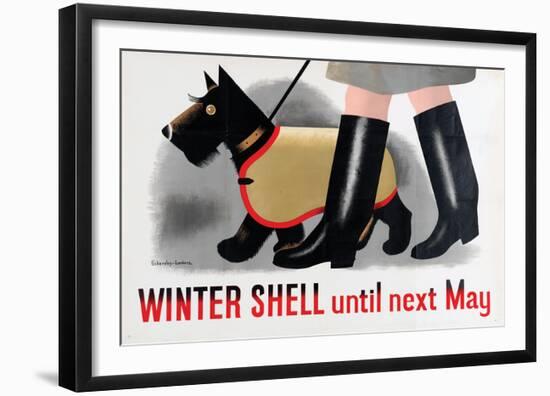 Winter Shell Until Next May-null-Framed Art Print