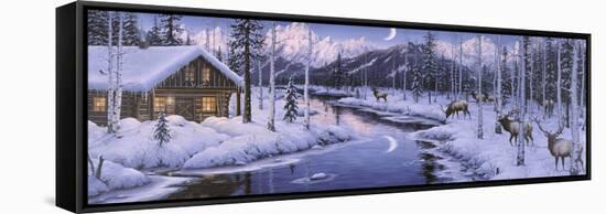 Winter Silence-Jeff Tift-Framed Stretched Canvas