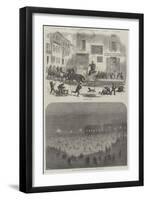 Winter Sketches from New York-null-Framed Giclee Print