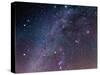 Winter Sky Panorama with Various Deep Sky Objects-null-Stretched Canvas