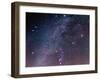 Winter Sky Panorama with Various Deep Sky Objects-null-Framed Photographic Print