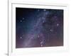 Winter Sky Panorama with Various Deep Sky Objects-null-Framed Photographic Print