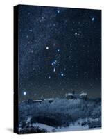 Winter Sky with Orion Constellation-Eckhard Slawik-Stretched Canvas