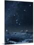 Winter Sky with Orion Constellation-Eckhard Slawik-Mounted Photographic Print