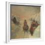 Winter, Sledge Driving-Konstantin Konstantinovich Pervukhin-Framed Giclee Print