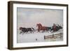 Winter Sleigh-Cornelius Krieghoff-Framed Giclee Print