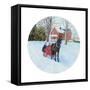 Winter Sleighride-Kevin Dodds-Framed Stretched Canvas