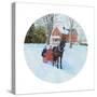 Winter Sleighride-Kevin Dodds-Stretched Canvas