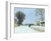 Winter, Snow Effect, 1876-Alfred Sisley-Framed Giclee Print