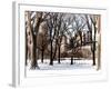 Winter Snow in Central Park View-Philippe Hugonnard-Framed Photographic Print