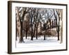 Winter Snow in Central Park View-Philippe Hugonnard-Framed Photographic Print