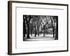 Winter Snow in Central Park View-Philippe Hugonnard-Framed Photographic Print