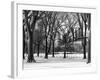 Winter Snow in Central Park View-Philippe Hugonnard-Framed Photographic Print