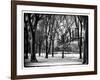 Winter Snow in Central Park View-Philippe Hugonnard-Framed Photographic Print