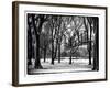 Winter Snow in Central Park View-Philippe Hugonnard-Framed Photographic Print