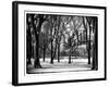 Winter Snow in Central Park View-Philippe Hugonnard-Framed Photographic Print