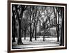 Winter Snow in Central Park View-Philippe Hugonnard-Framed Photographic Print