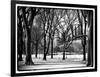 Winter Snow in Central Park View-Philippe Hugonnard-Framed Photographic Print