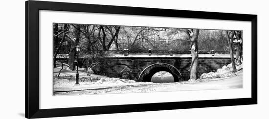 Winter Snow in Central Park-Philippe Hugonnard-Framed Photographic Print