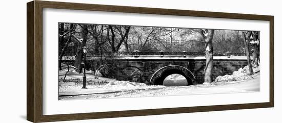 Winter Snow in Central Park-Philippe Hugonnard-Framed Photographic Print