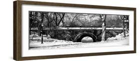 Winter Snow in Central Park-Philippe Hugonnard-Framed Photographic Print