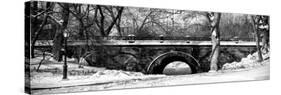 Winter Snow in Central Park-Philippe Hugonnard-Stretched Canvas