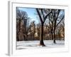 Winter Snow in Central Park-Philippe Hugonnard-Framed Photographic Print