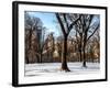 Winter Snow in Central Park-Philippe Hugonnard-Framed Photographic Print