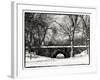 Winter Snow in Central Park-Philippe Hugonnard-Framed Photographic Print