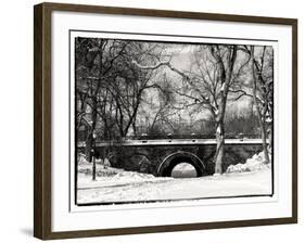 Winter Snow in Central Park-Philippe Hugonnard-Framed Photographic Print