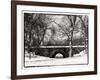 Winter Snow in Central Park-Philippe Hugonnard-Framed Photographic Print