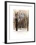 Winter Snow in Central Park-Philippe Hugonnard-Framed Photographic Print