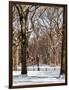 Winter Snow in Central Park-Philippe Hugonnard-Framed Photographic Print