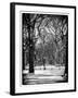Winter Snow in Central Park-Philippe Hugonnard-Framed Photographic Print