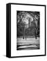 Winter Snow in Central Park-Philippe Hugonnard-Framed Stretched Canvas