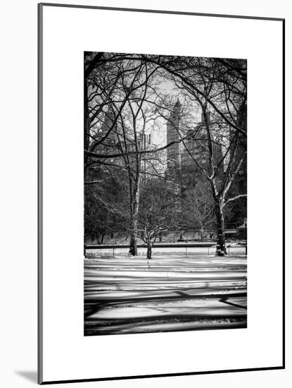 Winter Snow in Central Park-Philippe Hugonnard-Mounted Art Print