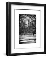 Winter Snow in Central Park-Philippe Hugonnard-Framed Art Print